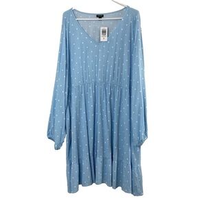 Torrid Lenny Long Sleeve Voluminous Skater Dress - 4